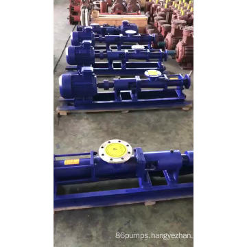 Hydraulic portable sewage screw pump